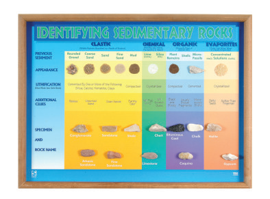 Identifying Sedimentary Rocks Chart