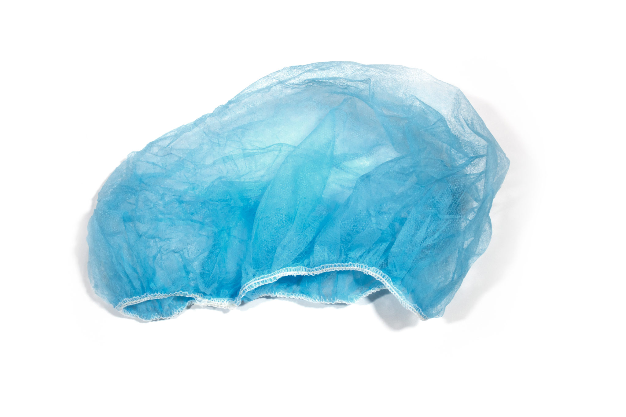 Blue Surgical Hair Net - Pack of 100 - wide 2